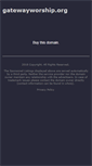 Mobile Screenshot of gatewayworship.org